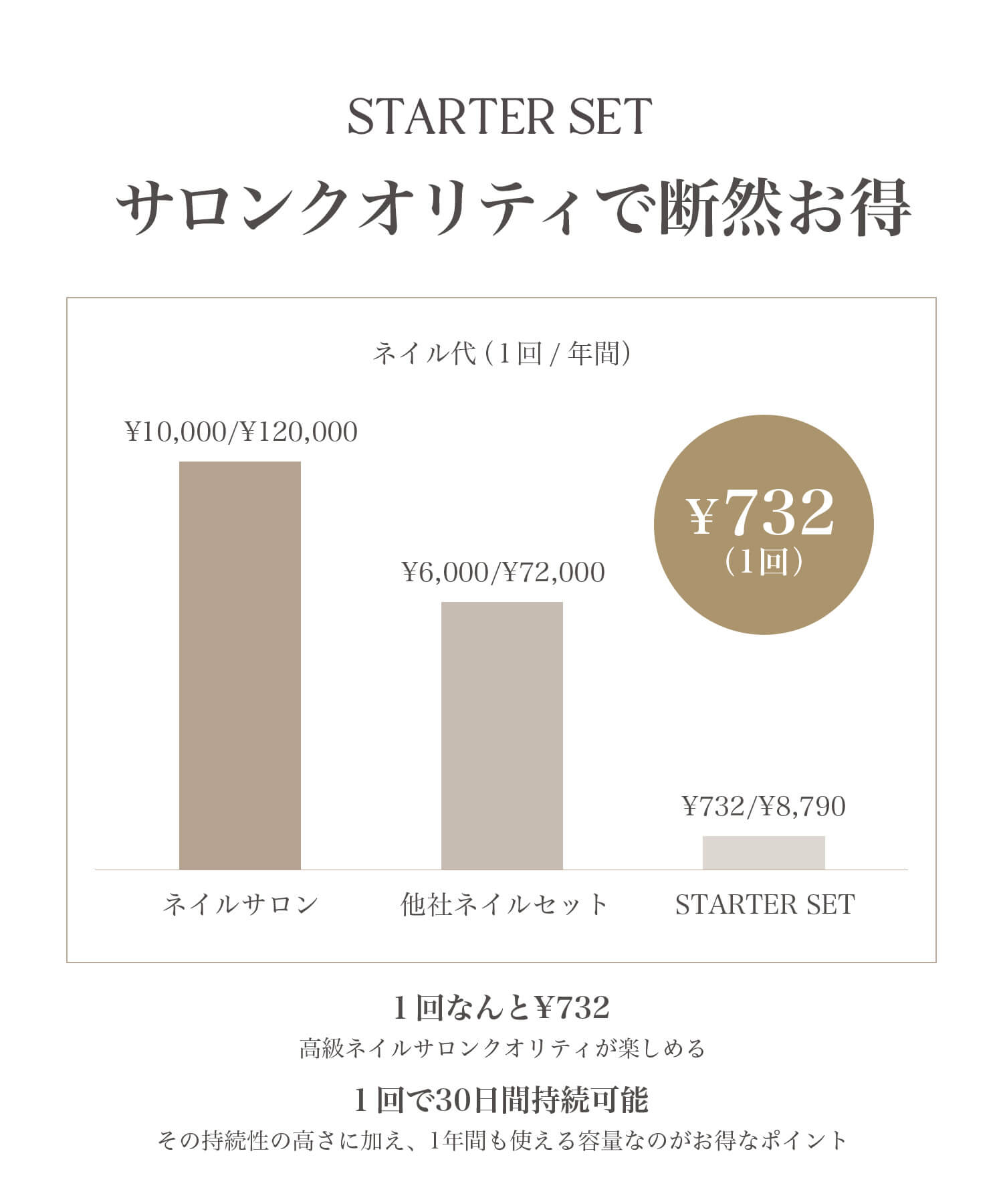 【初回限定68%OFF】ネイルチップ最大30日間持続できるSTARTER SET